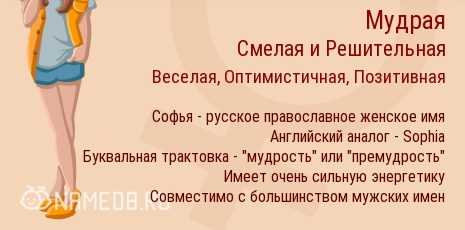 Значение имени софья: влияние на характер и судьбу