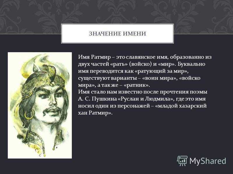 Руслан - значение имени, происхождение, характеристики, гороскоп