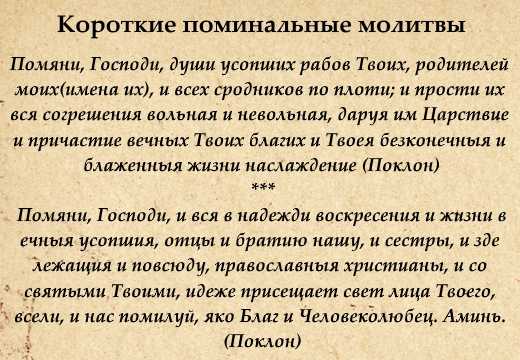 Молитвы за упокой усопших - чтобы душа умершего попала в рай
