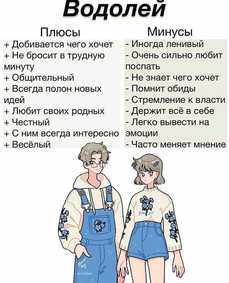 Совместимость водолей и водолей в любви и браке