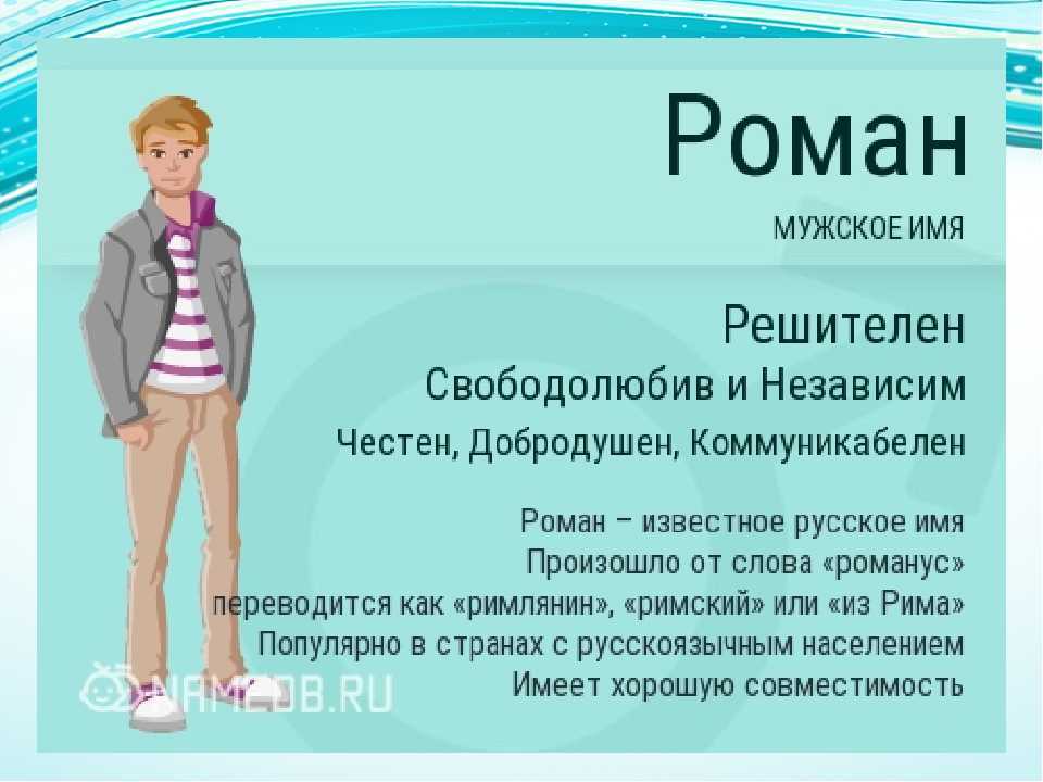 Значение имени роман (рома)